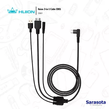 accesorios para electronica - Huion 3-in-1 Cable CB01, CB01