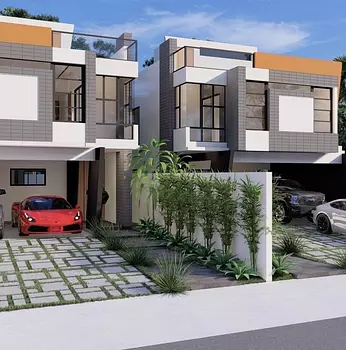 casas - Casas grandes de 2 niveles, con patio y 4 parqueos (Leo-h)