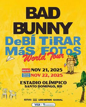 taquillas para eventos - BAD BUNNY DTMF TOUR