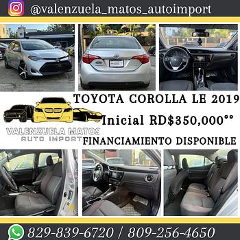carros - TOYOTA COROLLA LE 2019 (ESE ES EL INICIAL)