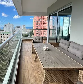 apartamentos - Apartamento Amueblado en La esperilla Balcon Amplio