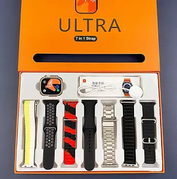 otros electronicos - KIT SMART WACHT 7 EN 1 ULTRA 