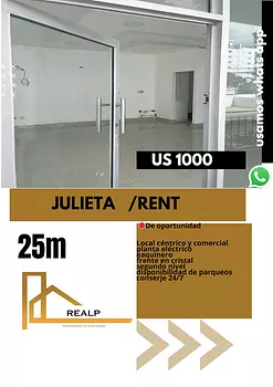 oficinas y locales comerciales - Local comercial en la Julieta Morales 