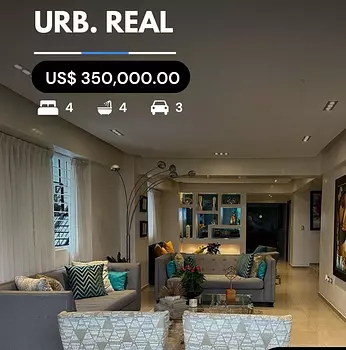 penthouses - Se vende apartamento tipo PH en Urbanización Real