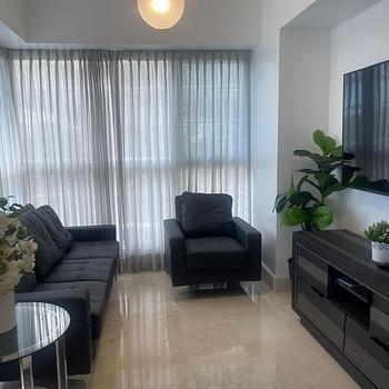 apartamentos - Exclusivo apartamento amueblado en alquiler. 