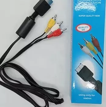 accesorios para electronica - Cable RCA para Play Station PS1 PS2 PS3