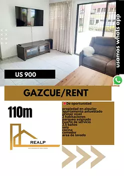 apartamentos - Apartamento en gazcue 2 hab amoblado