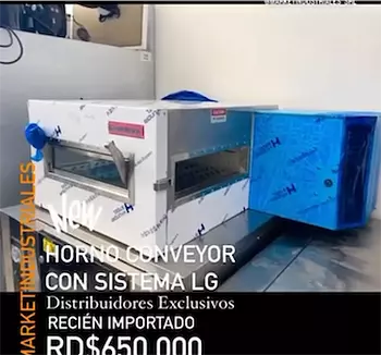 servicios profesionales - HORNO CONVEYOR ✅
Con sistema LG
 
RECIEN IMPORTADO ✅