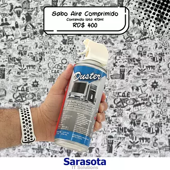 accesorios para electronica - Aire Comprimido Contenido lata 470ml marca Sabo