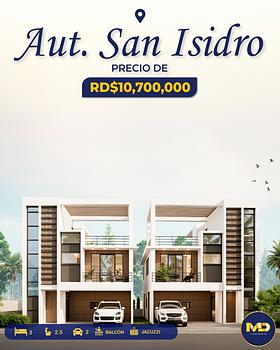 casas - 🏡Casa de 2 Niveles en San Isidro | 3Hab, Hab. Servicio y Jacuzzi Opcional✨