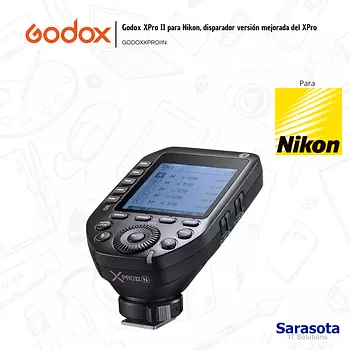 accesorios para electronica - Disparador Godox XPro II para Nikon Garantía 1