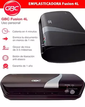 impresoras y scanners - Plastificadora .Laminadora de Carnet GBC Fusion 4L
P6664