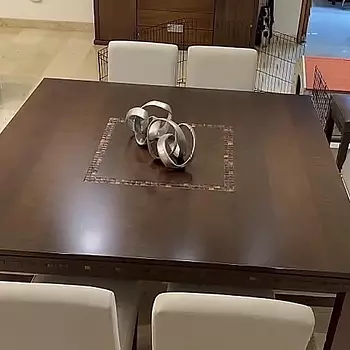 muebles y colchones - JUEGO MESA COMEDOR 8 SILLAS