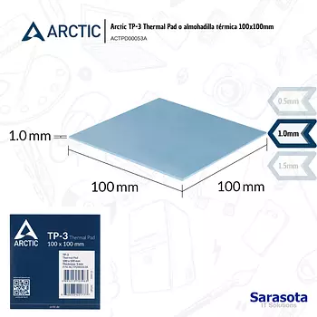 accesorios para electronica - Arctic Thermal Pad TP-3 Almohadilla térmica 1mm