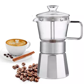 cocina - GRECA CAFETERA CRISTAL VIDRIO 9TAZAS
