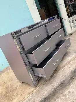 muebles y colchones - Gavetero en color gris 🩶 