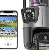 camaras y audio - Cámara de Seguridad Wifi Doble Lente 2MP Full HD