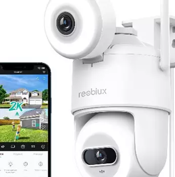 camaras y audio - Cámara de Seguridad Inalámbrica Doble Lente