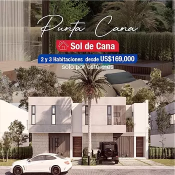 casas vacacionales y villas - Villa en vista cana punta cana República Dominicana 