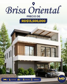 casas - 🏡Casa de 3 Niveles en Brisa Oriental | Terraza Privada y Hab. de Servicio✨