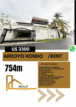 casas - Propiedad en arroyo hondo 