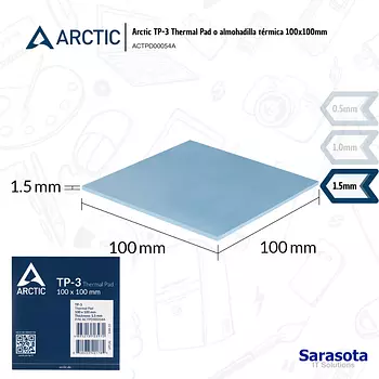 accesorios para electronica - Arctic Thermal Pad TP-3 Almohadilla térmica 1.5mm