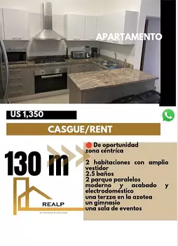 apartamentos - Hermoso apartamento de 2 h