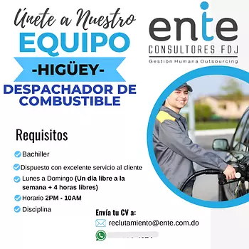 empleos disponibles - Despachador de combustible 