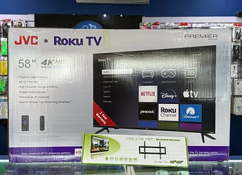 tv - SMART TV JVC DE 58 PULGADAS ROKU 4K ULTRA HD NUEVA #NUEVAS 