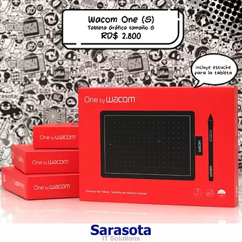 accesorios para electronica - One by Wacom Tableta Gráfica, incluye estuche de regalo