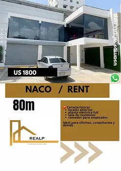 oficinas y locales comerciales - Locales en Naco