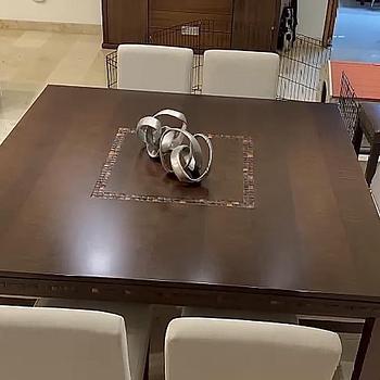 muebles y colchones - JUEGO MESA COMEDOR 8 SILLAS