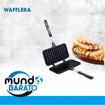 cocina - Wafflera Waffles pancakes gofres directo a la estufa, antiadherente waflera 