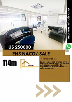 oficinas y locales comerciales - Local en Naco en venta 