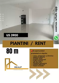 oficinas y locales comerciales - Local céntrico en Piantini