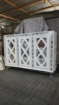 muebles y colchones - Mesa credenza moderna 