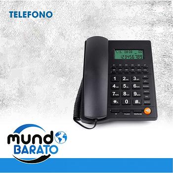 celulares y tabletas - Teléfono fijo de escritorio con cable y botón grande para Family Office y Hotel