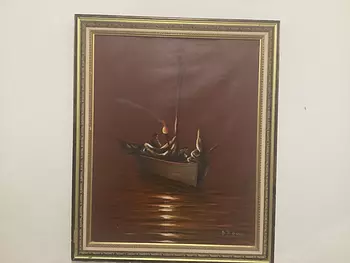 arte y antigüedades - Cuadro de pintor original