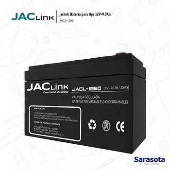 accesorios para electronica - Jaclink Batería para Ups 12V-9.0Ah JACL-1290