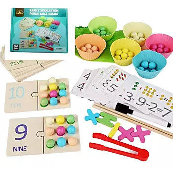 juguetes - EARLY EDUCATION PINCH BALL GAME JUEGO DIDACTICO
