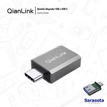 accesorios para electronica -  Adaptador USB a USB-C marca Qianlink