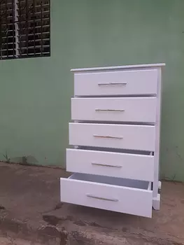 cocina - Biuro de cinco gavetas 