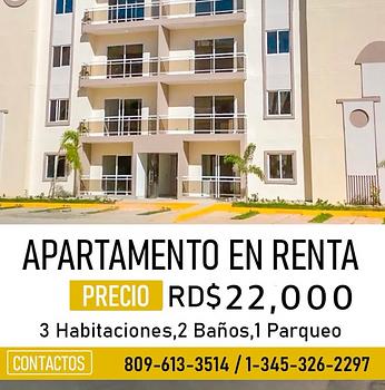 apartamentos - Se renta apartamento en Cayenas del este SAN ISIDR