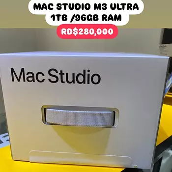 computadoras y laptops - MAC STUDIO M3 ULTRA 1TB /96GB RAM SELLADA ‼️