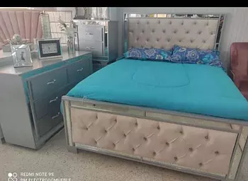 muebles y colchones - Juego de habitación tapizado 