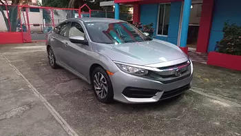 carros - Honda Civic LX 2017 gris en oferta