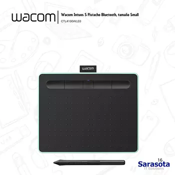 accesorios para electronica - Wacom Intuos S color Pistacho Bluetooth