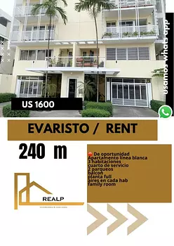 apartamentos - Apartamento línea blanca evaristo