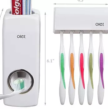 decoración y accesorios - DISPENSADOR DE CEPILLO TOOTHPASTE DISPENSER JX-200