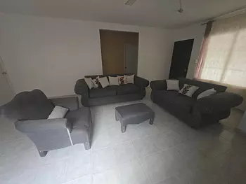 muebles y colchones - Juego de muebles, de color gris.